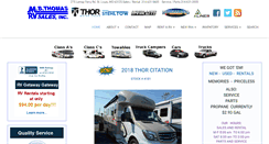 Desktop Screenshot of mbthomasrvsales.com