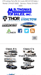 Mobile Screenshot of mbthomasrvsales.com